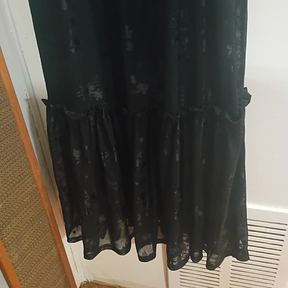 Chic Black Maxi Dress - Picture 3 of 7